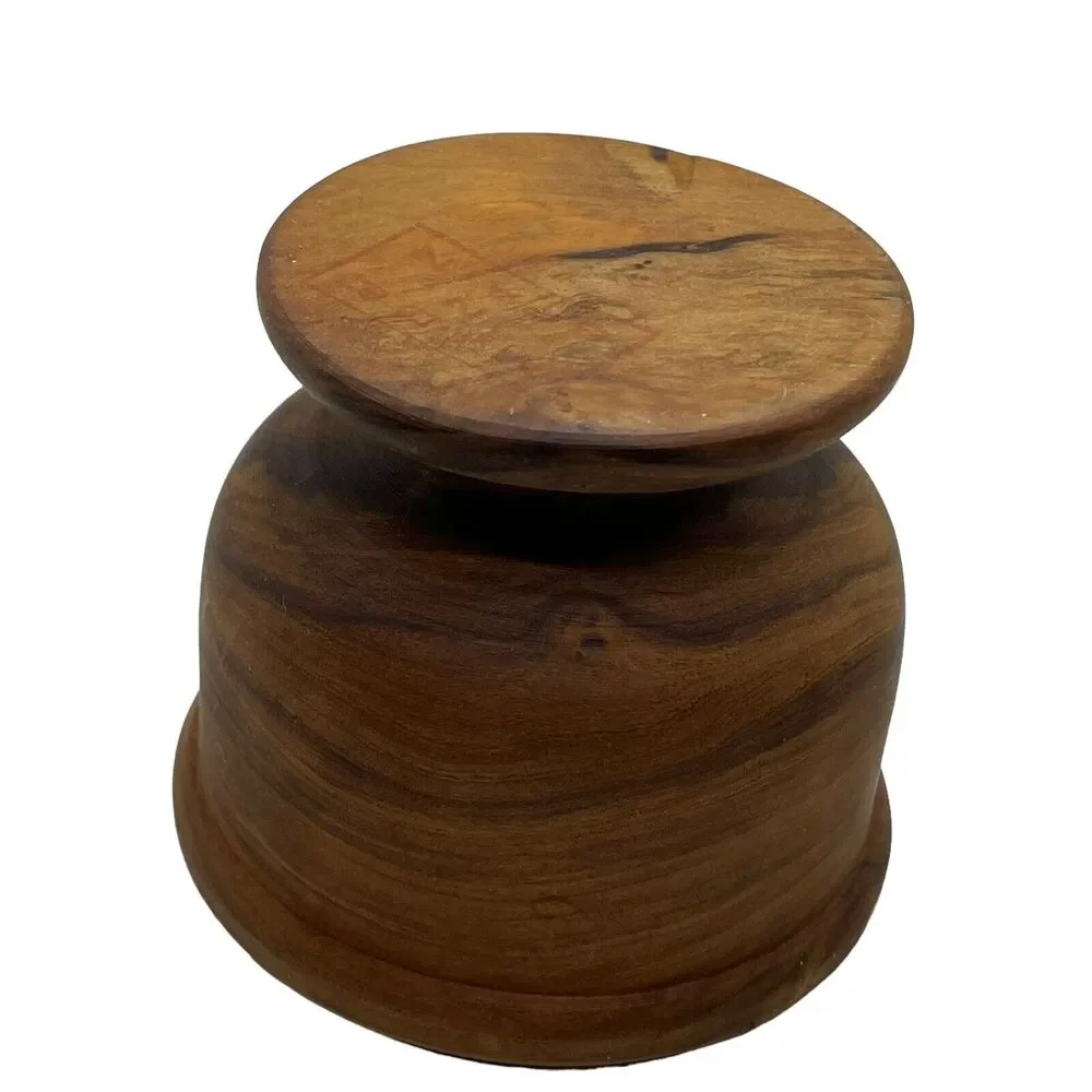 Wooden Mortar & Pestle Set Made in Spain Herb Crusher Grinder Apothecary Medical